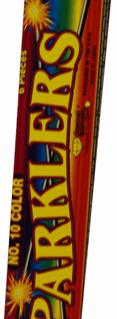 10" Color Sparkler Metal